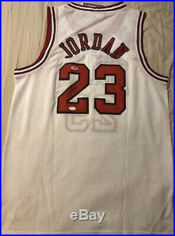Michael Jordan Signed Autographed Chicago Bulls Jersey COA PSA/DNA & JSA
