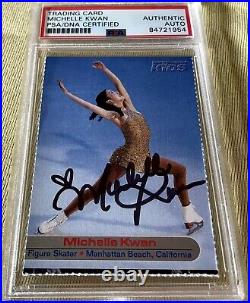 Michelle Kwan autograph signed 2003 Sports Illustrated for Kids SI card PSA/DNA