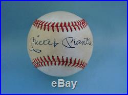Mickey Mantle Autograph / Signed baseball psa/dna New York Yankees