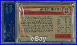 Mickey Mantle Autographed Signed 1954 Bowman Card #65 Yankees PSA/DNA 65107655