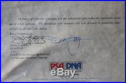Mickey Mantle & Brooks Robinson Autographs -Matted & Framed COA from PSA/DNA