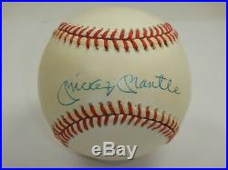 Mickey Mantle Psa/dna Certified Signed Official Al Baseball Autographed #b91281