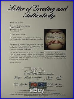 Mickey Mantle Psa/dna Graded 8 Signed Oal Baseball Autographed #o01684