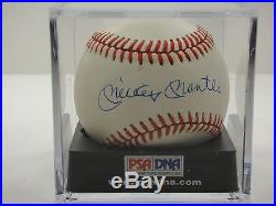 Mickey Mantle Psa/dna Graded 8 Signed Oal Baseball Autographed #o01690