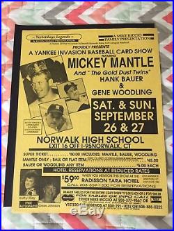 Mickey Mantle Signed Autographed 16x20 Gallo Photo No. 7/ 1956 Psa Dna Coa