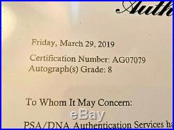 Mickey Mantle Signed Baseball PSA/DNA Authenticated 8 Autograph Grade PSA Auto