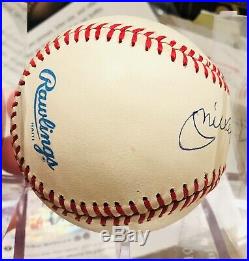 Mickey Mantle Signed Baseball PSA/DNA Authenticated 9 Autograph Grade PSA Auto