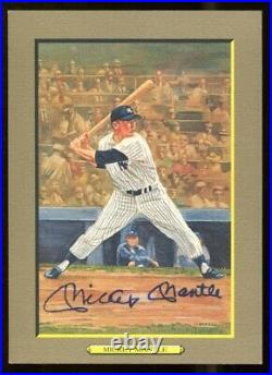 Mickey Mantle Signed Perez-Steele Great Moments Card Autographed Yankees PSA/DNA