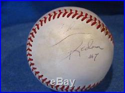Mickey Mantle Whitey Ford NY YANKEES AUTOGRAPHED BASEBALL PSA DNA