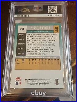 Miguel cabrera signed card autographed auto psa miggy psa/dna slab certified mlb