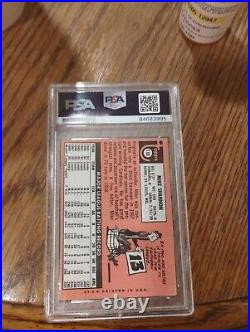 Mike Shannon PSA DNA Signed 1969 Topps Autograph