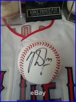 Mike Trout Autographed Baseball PSA/DNA Certified Autograph Angels Auto