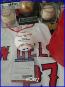 Mike Trout Autographed Baseball PSA/DNA Certified Autograph Angels Auto