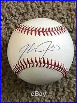 Mike Trout Autographed Signed MLB Baseball PSA/DNA COA Rookie Signature RARE