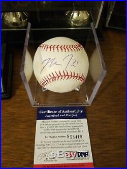 Mike Trout ROOKIE ERA AUTOGRAPHED Rawlings OML Baseball PSA/DNA
