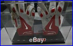 Mike Trout Signed / Autographed Game Used Batting Gloves PSA/DNA 2014 MVP Auto
