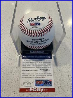 Mike Trout signed autographed MLB authentic baseball PSA/DNA COA