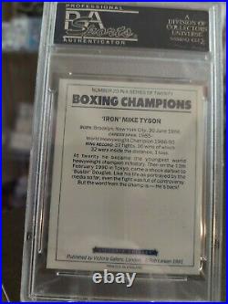 Mike Tyson Authentic Auto PSA/DNA 1991 Victoria Gallery Boxing signed