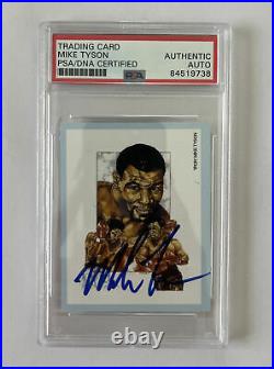 Mike Tyson Authentic Auto PSA/DNA Certified 1991 Victoria Gallery Boxing Signed