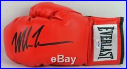 Mike Tyson Authentic Signed Boxing Glove Autographed In Black PSA/DNA ITP