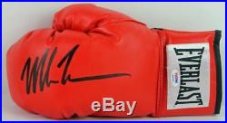 Mike Tyson Authentic Signed Boxing Glove Autographed In Black PSA/DNA ITP 2