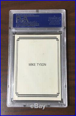 Mike Tyson Psa/dna Certified Authentic Autograph Card