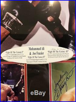 Muhammad Ali Joe Frazier Signed Picture JSA PSA DNA Authenticated Autograph Auto