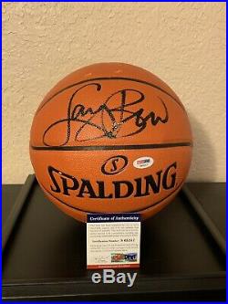 NBA. LARRY BIRD Autographed Basketball. PSA/DNA Certified. Boston Celtics