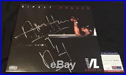 NIPSEY HUSSLE SIGNED AUTOGRAPH VICTORY LAP Vinyl LP PSA/DNA COA