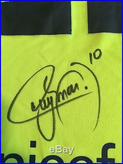 Neymar Autographed #11 Barcelona On Field Lime Soccer Jersey PSA/DNA LOA