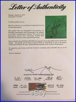 Neymar Autographed #11 Barcelona On Field Lime Soccer Jersey PSA/DNA LOA