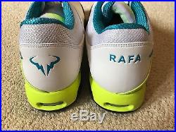 Nike Air Max Courtballistec 1.3 Tennis Shoes 10 Rafael Nadal Autograph PSA/DNA