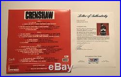 Nipsey Hussle SIGNED AUTOGRAPH Crenshaw VINYL LP PSA/DNA LOA 054/500 Rare