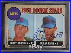Nolan Ryan Hof 99 Psa/dna Signed Original 1968 Topps Rookie Card #177 Autograph