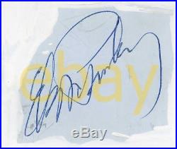 Original Snapshot Autograph ELVIS PRESLEY Signed circa 1970-71 PSA/DNA Slabbed