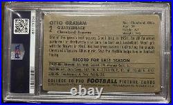 Otto Graham 1952 Bowman Small Auto Browns HOF PSA/DNA Authentic Autograph NFL