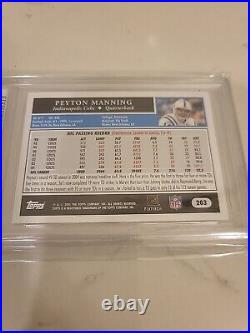 PEYTON MANNING 2005 Topps 50th Anniversary (HARD-SIGNED AUTO) PSA/DNA Certified