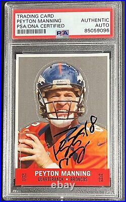 PEYTON MANNING 2013 Topps Stand-Ups #68SU-PM Signed AUTO Autograph PSA DNA COA