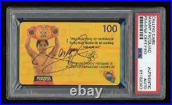 PLDT Phone Card Signed MANNY PACQUIAO Autograph PSA/DNA Certified AUTO