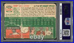 PSA 1 1954 Topps #128 Hank Aaron Auto PSA/DNA Auth Rookie Card Henry Not 2 3 4
