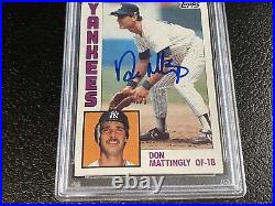 PSA 9 Auto 10 1984 Topps Don Mattingly Rookie Card Signed DNA Autograph Dual Hot