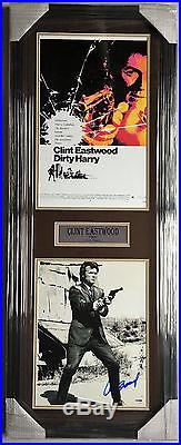 PSA/DNA Dirty Harry CLINT EASTWOOD Signed Autographed FRAMED Movie Photo Poster