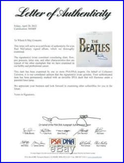 Paul McCartney Signed Autographed The Beatles 20 Greatest Hits Album PSA/DNA