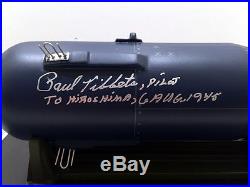 Paul Tibbets Signed Replica Little Boy Atomic Bomb Model Enola Gay Rare Psa/dna