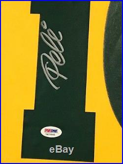 Pele Autographed Custom Framed Brazil Brasil Soccer Jersey PSA/DNA COA