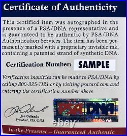 Pele Signed Leather Vintage Soccer Ball Autographed PSA DNA ITP Witnessed