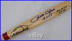 Pete Rose Autographed Signed Blonde Rawlings Bat Reds 4256 Psa/dna 73379