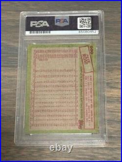 Pete Rose REDS Signed 1985 Topps Card inscribed CHARLIE HUSTLE PSA/DNA 10 Auto