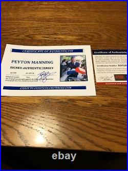Peyton Manning Autographed Reebok Game Jersey PSA/DNA COA