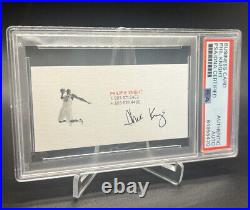 Phil Knight Nike PSA/DNA Autograph Signed Business Card Kobe Bryant Image